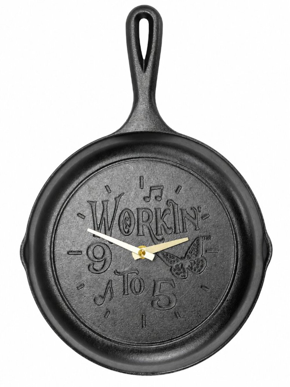 NIB Lodge x Dolly Parton "9 to 5" Cast Iron Skillet Wall Clock